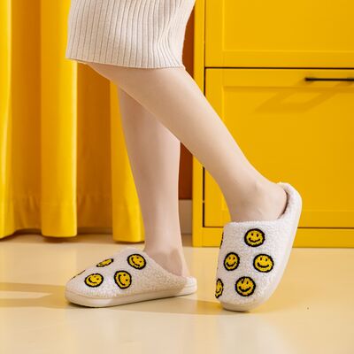 Smiley Face Slippers Overprint